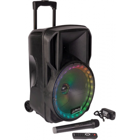 abstract Equip coverage Party Sound PARTY-12RGB Draagbare luidspreker met Bluetooth, Radio en Licht  effect / 700 Watt | 5420047136732 | Audio Shop